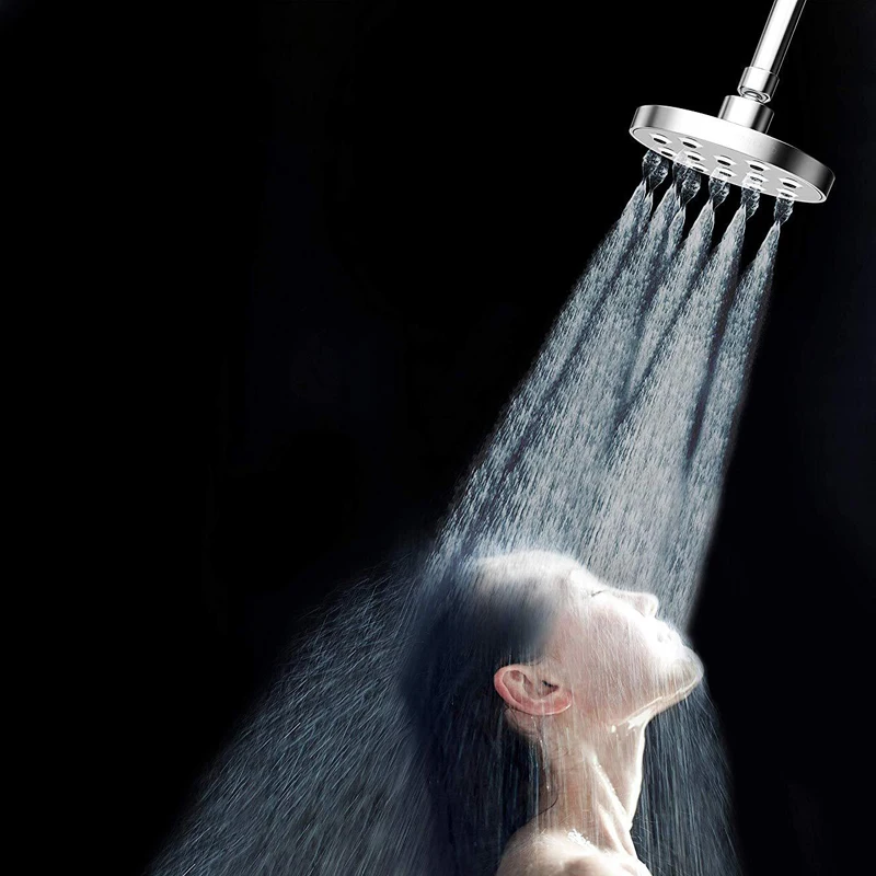 

Shower Head Water Saving High Pressurized Stainless Steel Bathroom Hand Hold Shower Head Set High Pressure Shower Head Set