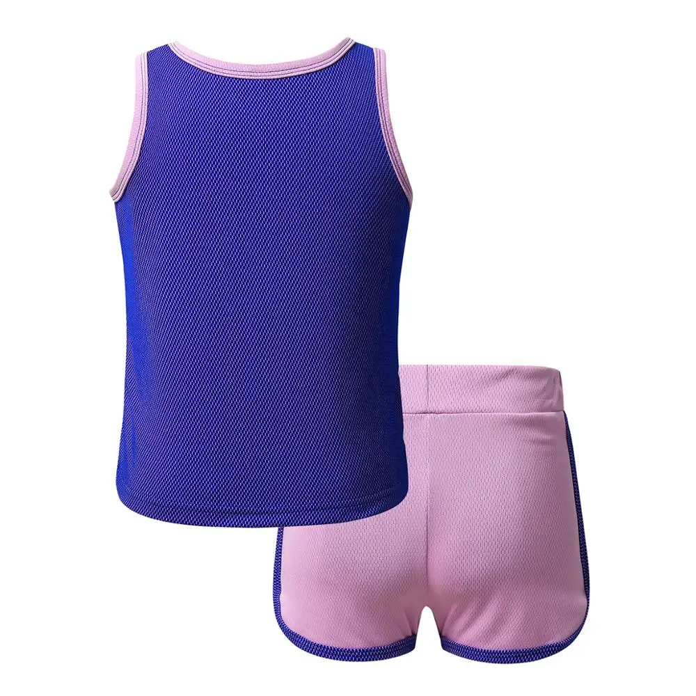 Детская быстросохнущая Спортивная одежда для мальчиков и девочек топы жилет без