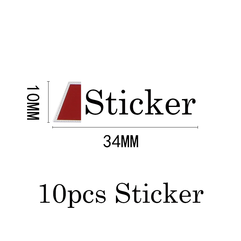 

10pcs Car Logo Key Sticker Automotive Emblem Stickers for Audis Sline TT A1 A2 A3 A4 A5 A6 A7 A8 8P B6 B7 B8 C5 C6 C7 Q5 Q7