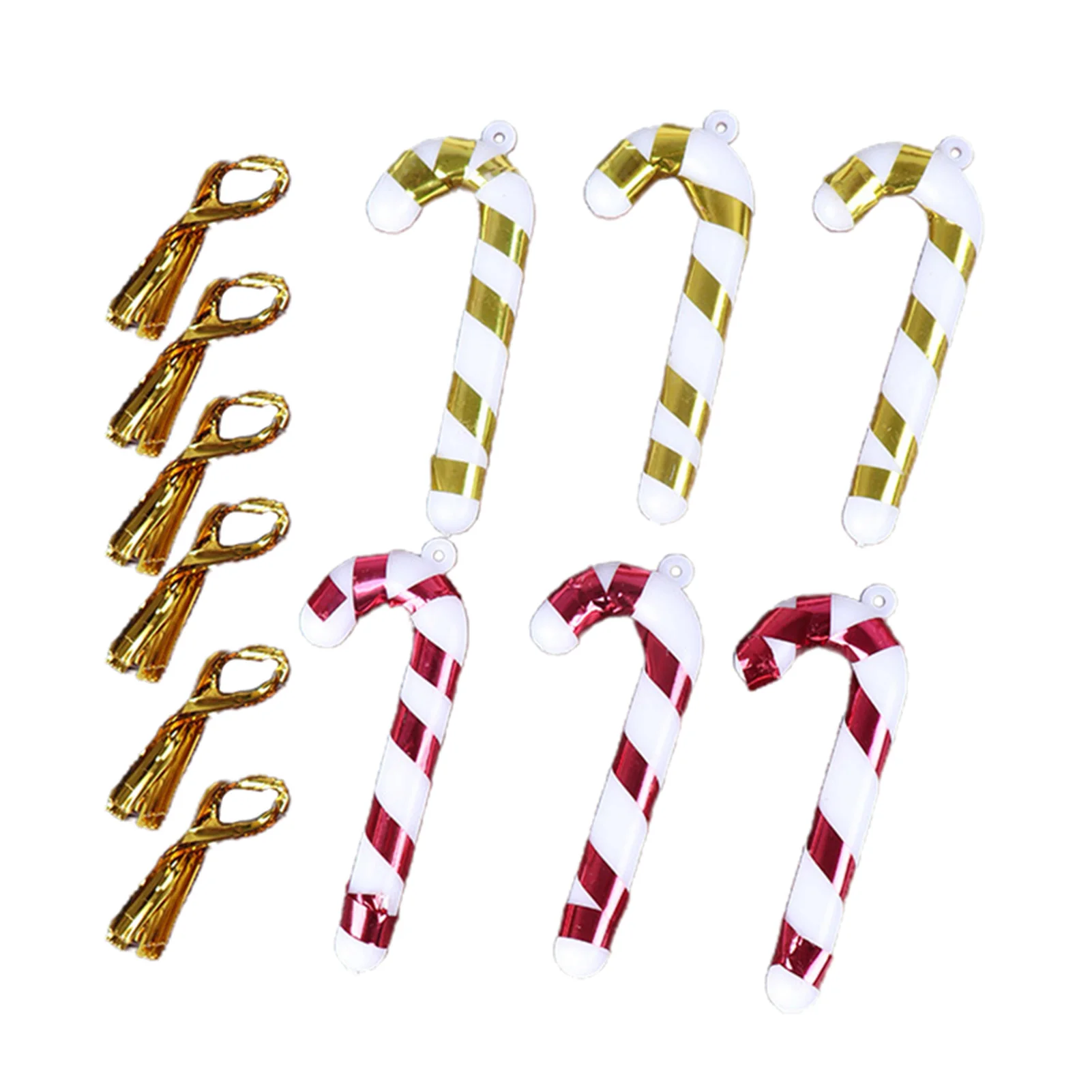 

6 шт. рождественские пластиковые конфеты, конфеты случайного цвета, конфеты, конфеты на Рождество, украшения для вечерние, Рождественский Де...