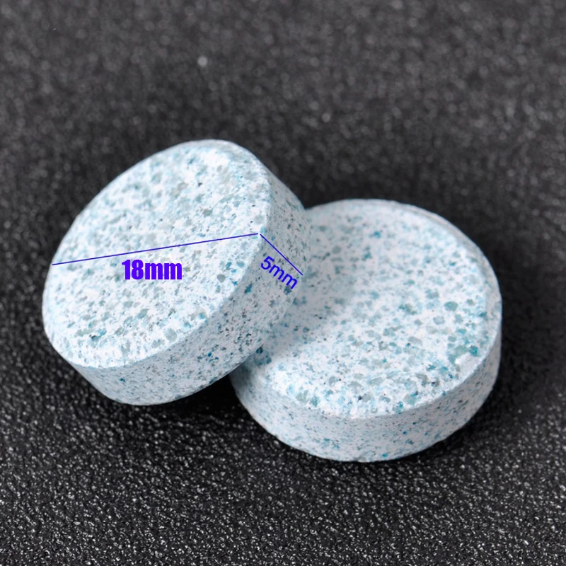 Концентрированные шипучие таблетки для мытья лобового стекла автомобиля 50 шт. |