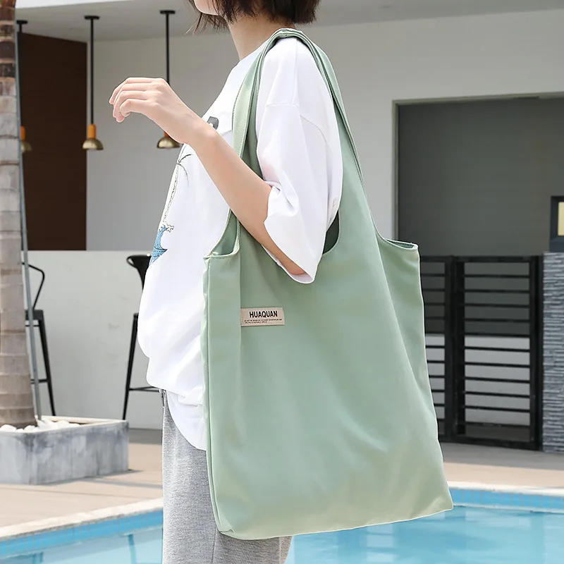 

Canvas Casual Tote Shopper Bag Fashion Large Cotton Cloth Shoulder Shopping Bags for Women 2021 Ladies Handbags Big Beach Bag