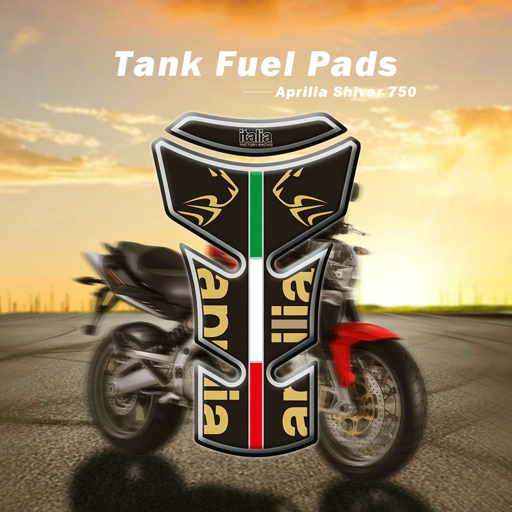 

3D Motorcycle Edition Stickers Oil Gas Fuel Tank Pad Decal Protector Stickers Decals for Aprilia Shiver 750 SL GT 2007-2015