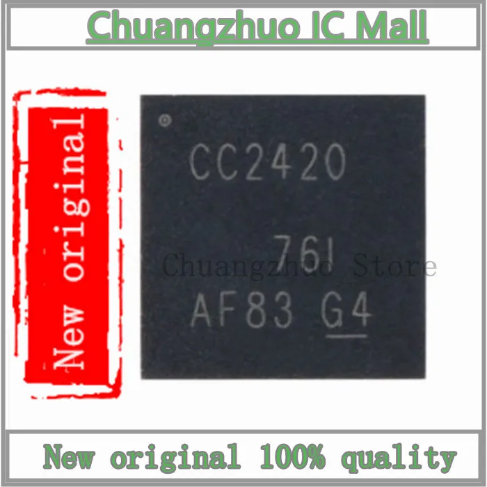 

1PCS/lot CC2420RGZR QFN-48 CC2420 QFN48 QFN SMD IC Chip New original