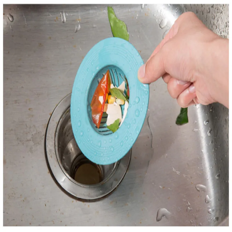 Антиблокирующий коврик для слива пола Силиконовый Фильтр в канализационную