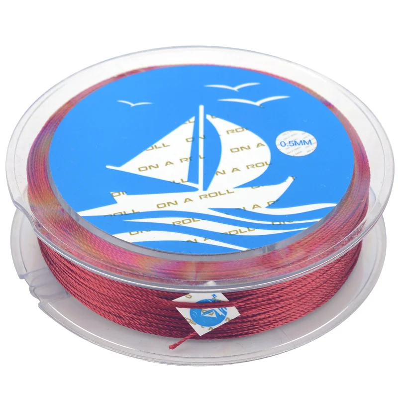 45 м 0 3 мм нейлоновый шнур нить китайский узел макраме браслет плетеный DIY кисточки