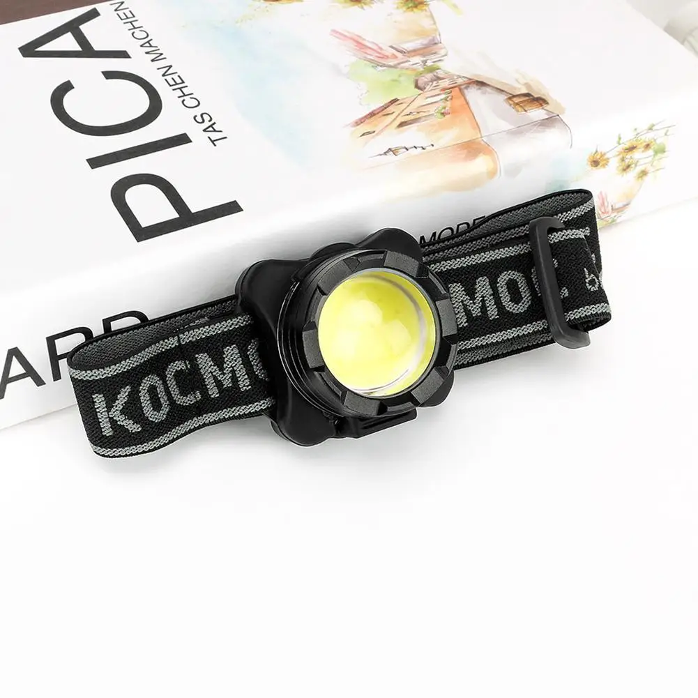 

2021 New Style Headlamp Portable Mini COB LED Headlight with Built-in Battery Flashlight USB Rechargeable Head Lamp Hiking Torch