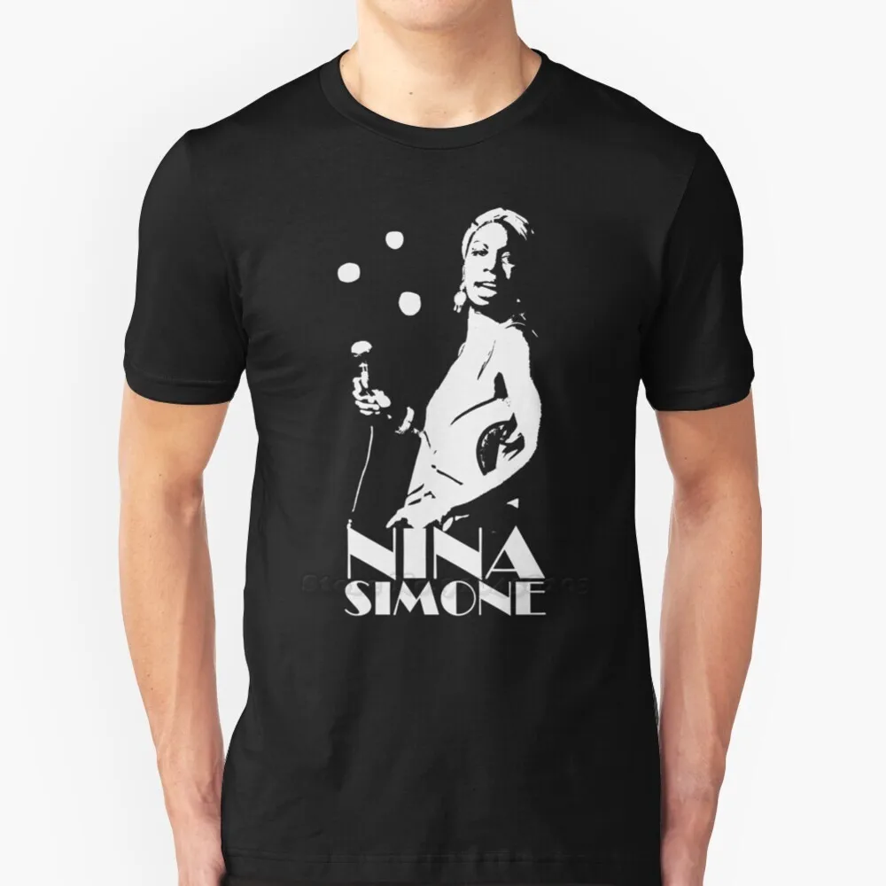Футболка мужская с трафаретом мягкая удобная рубашка цвет черный рисунком Нины