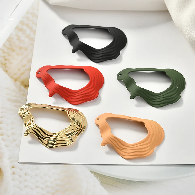 Серьги-капельки из сплава абстрактные осенне-зимние 6 шт. | Украшения и аксессуары