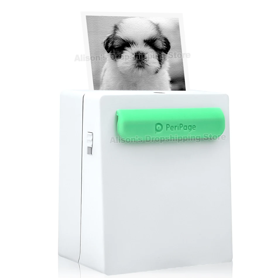 Мини Портативный Карманный фотопринтер термальный Bluetooth принтер для iPhone Android