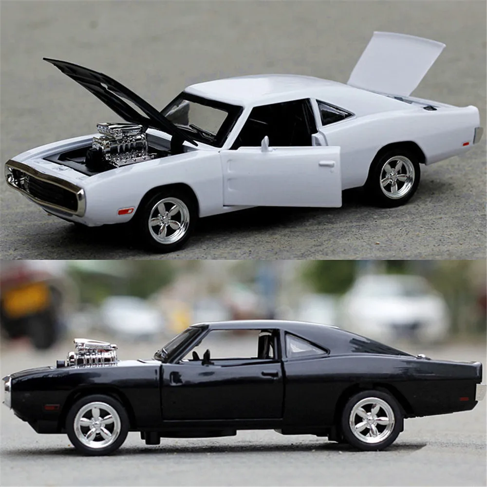 Модель машины Форсаж Dodge Charger модель литая из сплава с лошадьми автомобиля