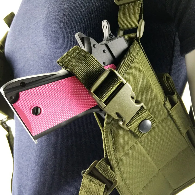 

New Universal Gun Armpit Holster Pouch Bag Newest Horizontal Shoulder Pistol Holster 5Color