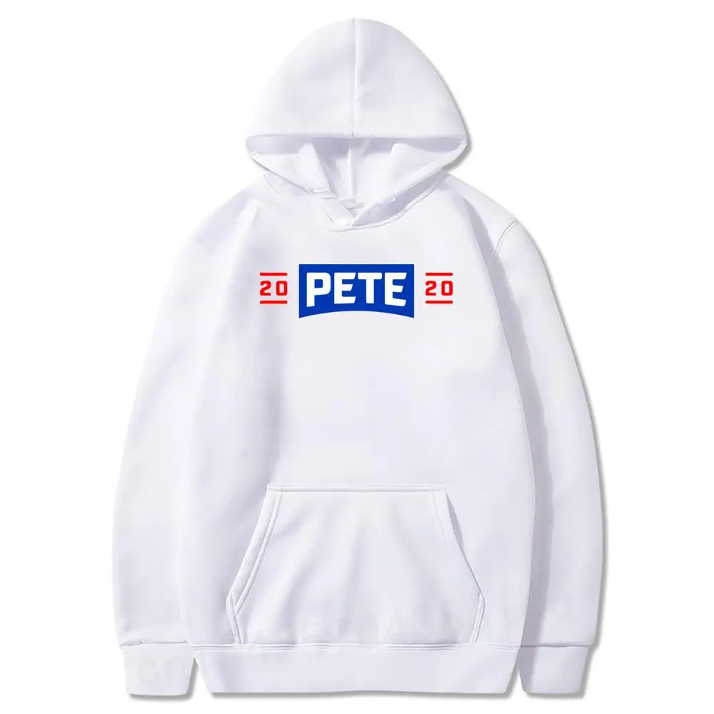 

100% cotton Pete Buttigieg 2021 President Polyester Hoodies Awesome Long Sleeve High Street Vaporwave Fashion Men's Coat