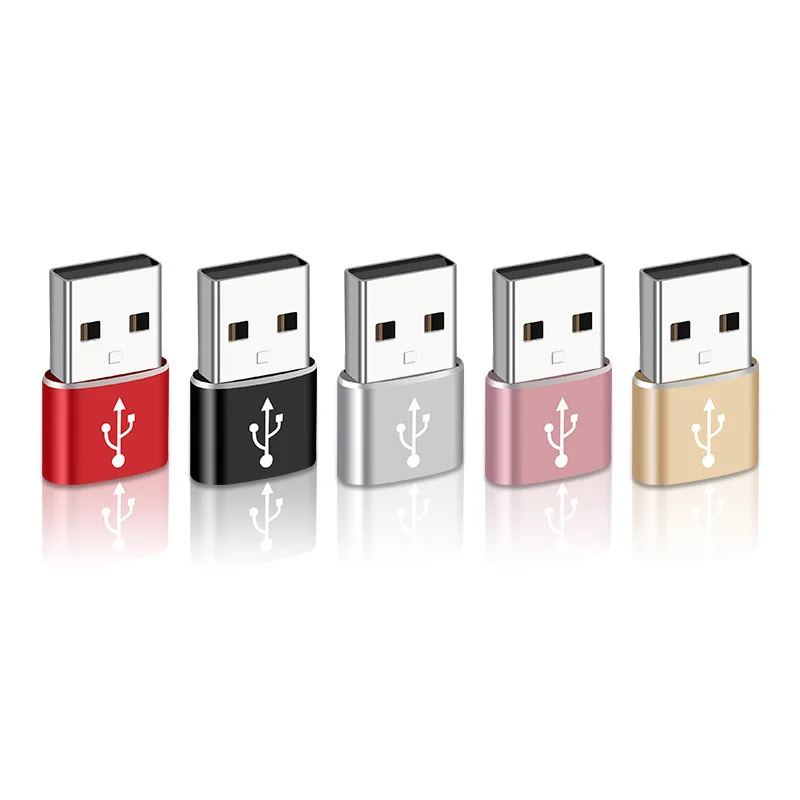 USB OTG мужчина к Тип C переходник с внутренней резьбой постоянного тока в