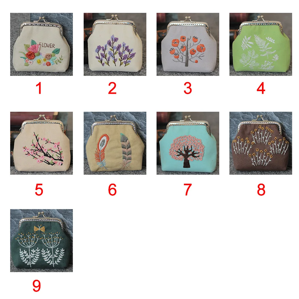 Женский кошелек для монет ручной работы маленький в китайском стиле сумочка