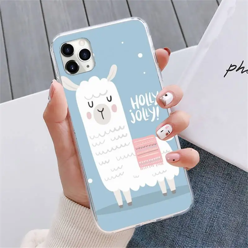 

lama Llama Animals Phone Cases For iphone 12 5 5s 5c se 6 6s 7 8 plus x xs xr 11 pro max mini