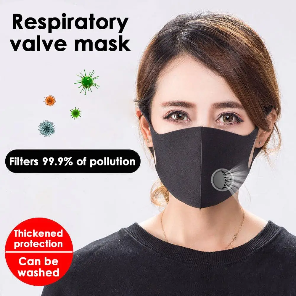 

1Pcs Face Mask Dust Mask Anti Pollution Masks PM2.5 Activated Carbon Filter Insert Can Be Washed Reusable Mouth Masks