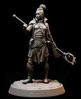 124 75mm 118 100mm resin model kits female warrior unpainted no color rw 489
