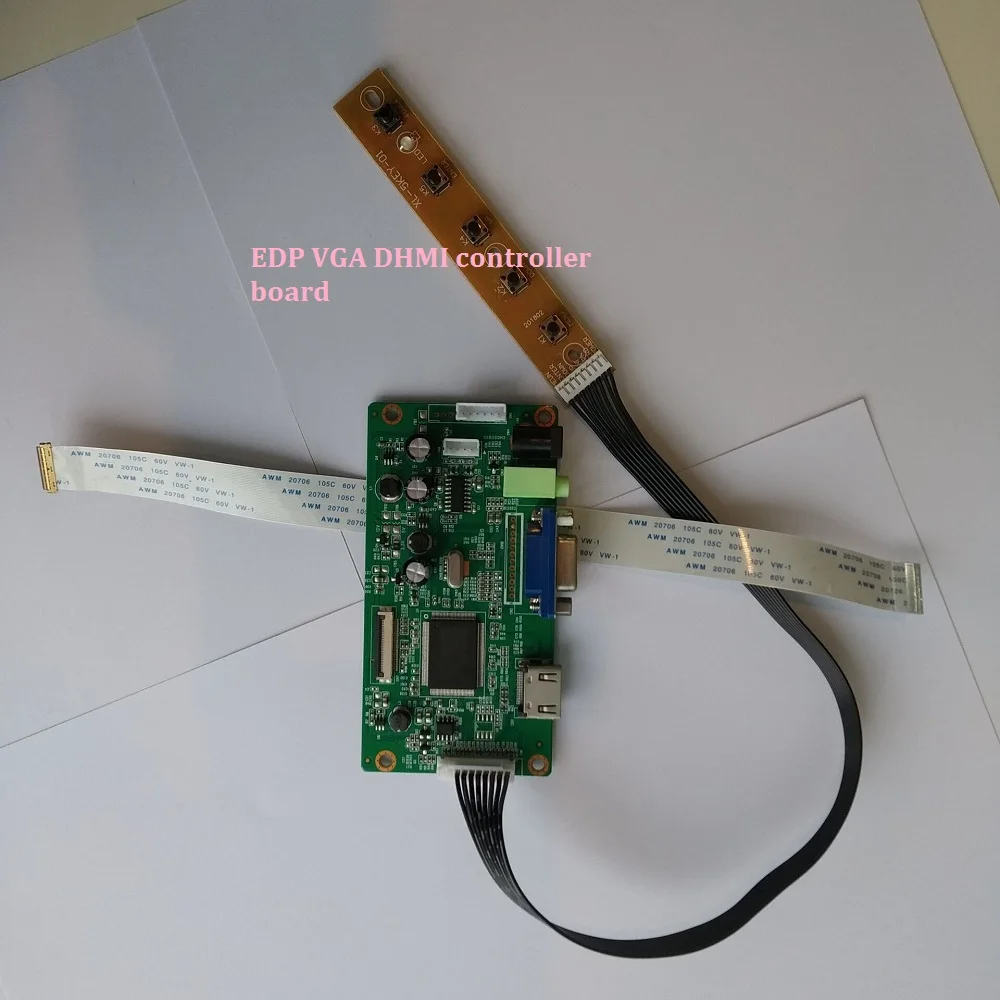 

for B156XTN03 monitor Controller board 30Pin DRIVER LCD 15.6" EDP DIY SCREEN display 1366X768 KIT VGA