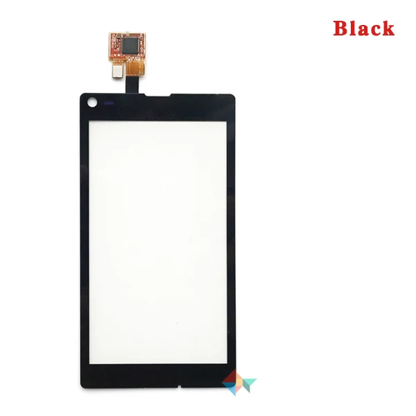 Высокое качество 4," для sony Xperia L S36h C2105 C2104 сенсорный экран дигитайзер Переднее стекло объектив сенсорная панель - Цвет: Black No Tool