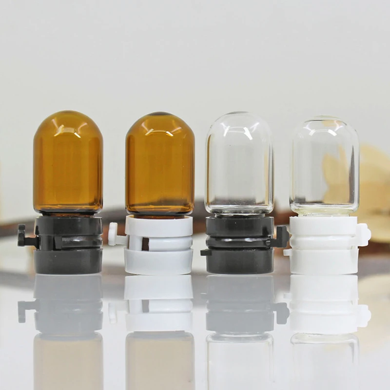 

Флаконы для эфирных масел из янтарного стекла, 5 шт., 2 мл