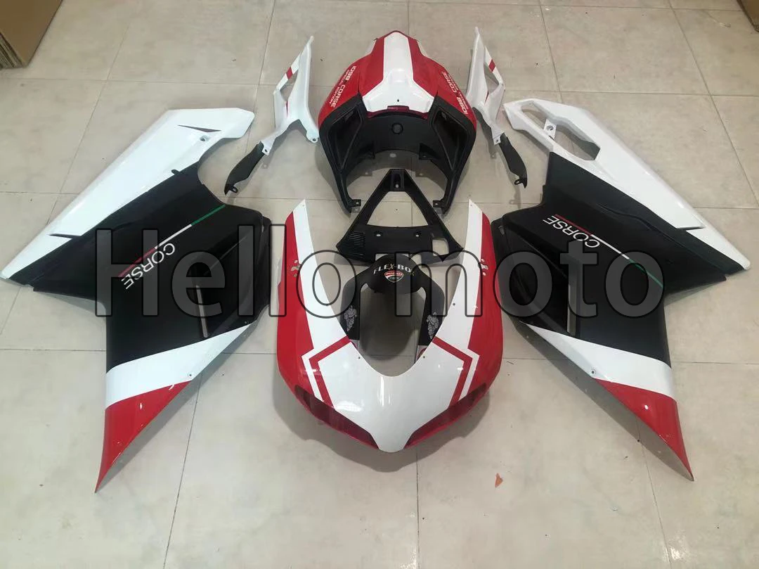 

New ABS Injection Molding Fairings Kits Fit For DUCATI 848 1098 1198 2007 2008 2009 2010 2011 2012 Bodywork Set