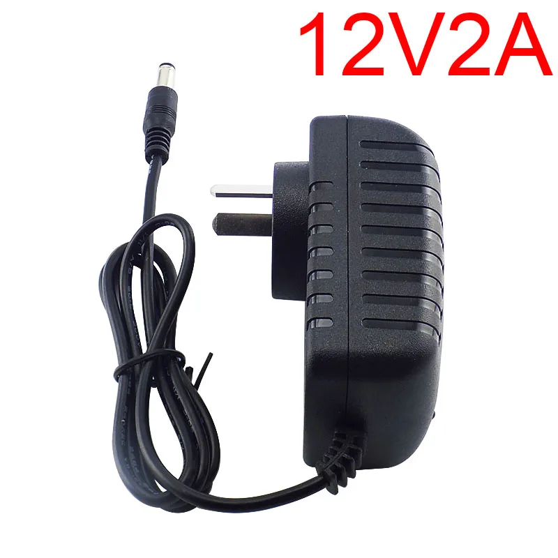 AC DC 12v 2A 2000ma адаптер источника питания для адаптера переменного тока EU UK AU