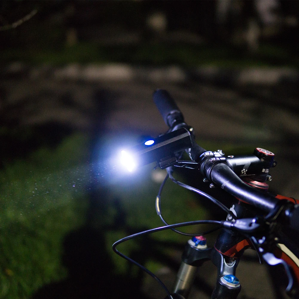 

ZTTO Bicycle Light MTB Aluminum alloy Flashlight Bike High Brightness LED Front light Clamp Headlight Waterproof Recharge QL06