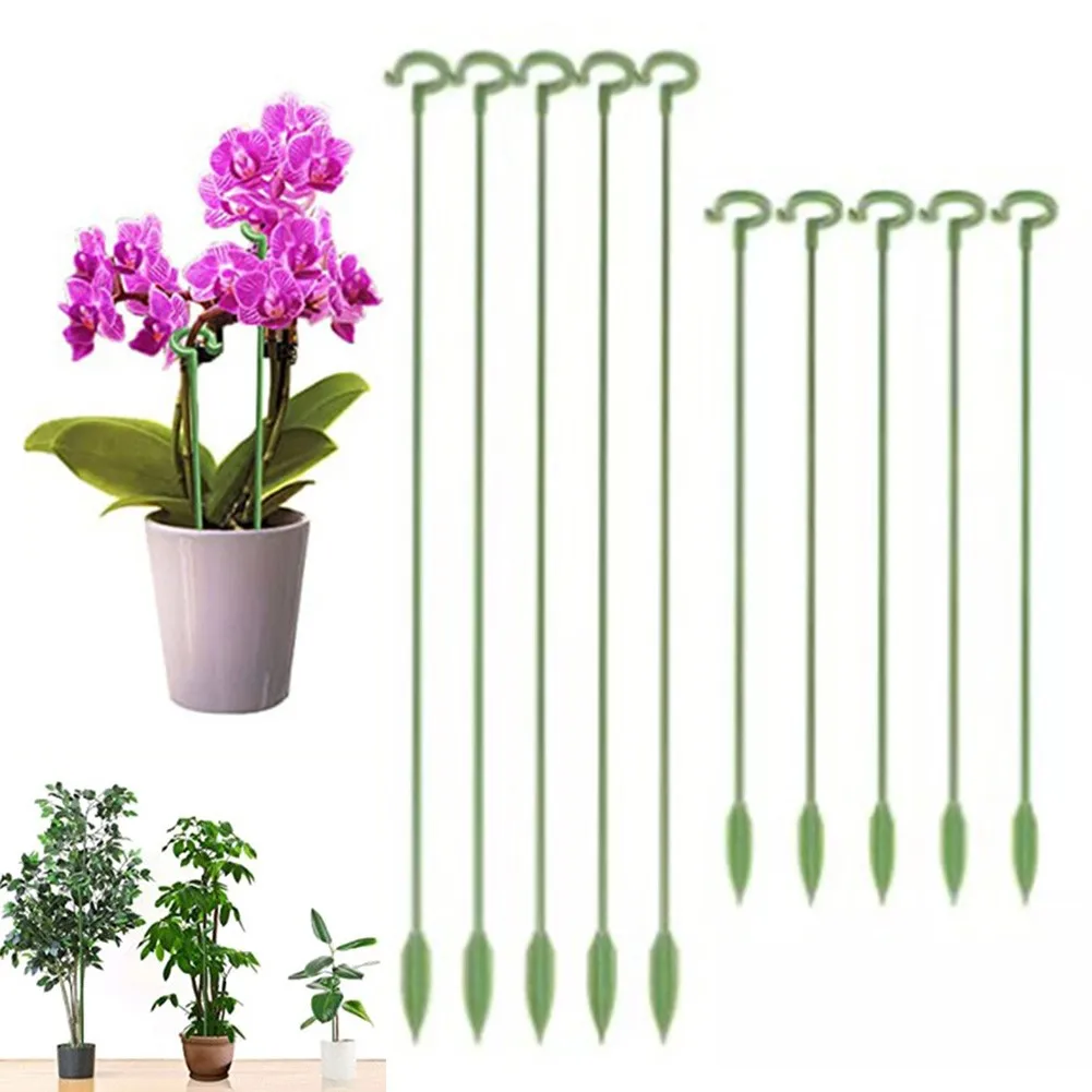 

10pcs 27cm+37cm Butterflies Orchid Succulents Flower Stand Plant Potted Support Phalaenopsis Rods Anti-lodging Leaf Brackets