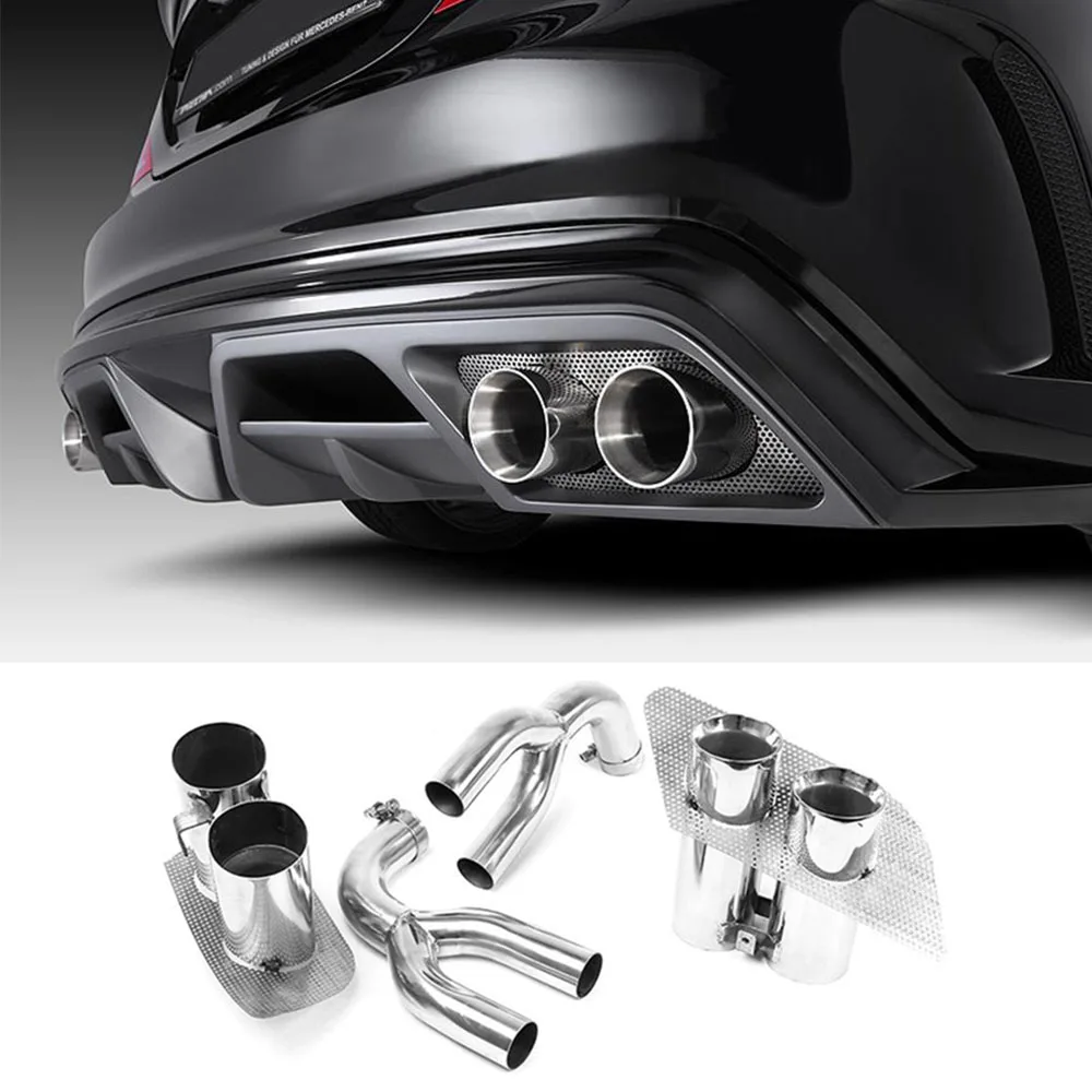 Наконечники для автомобильной выхлопной трубы из нержавеющей стали Mercedes Benz W117 C117