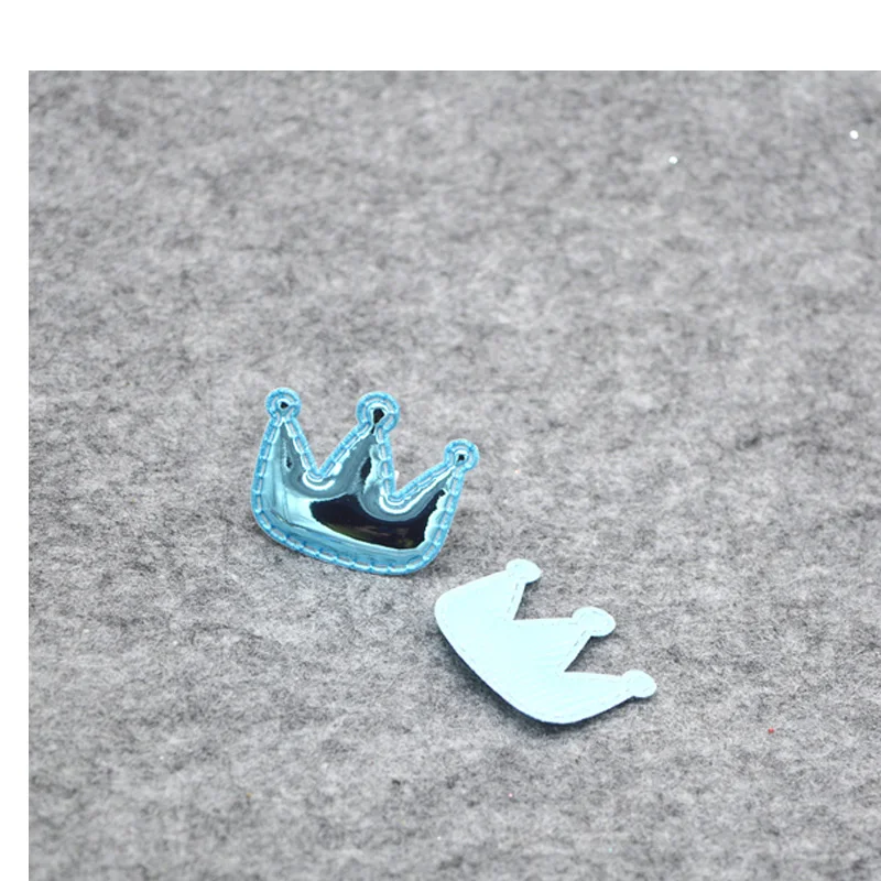 30pcs/lot 4*3.2cm Kawaii Padded PU Crown Appliques For Clothes Sewing Supplies DIY Craft Decoration | Дом и сад