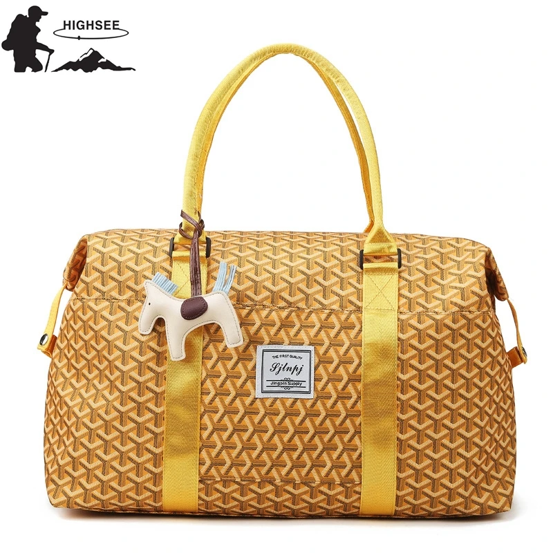 

Gym Bag Women Waterproof Nylon Travel Bag Large Capacity Dry Wet Separation Fitness Yoga Bag Outdoor Handbags Sac De Sport