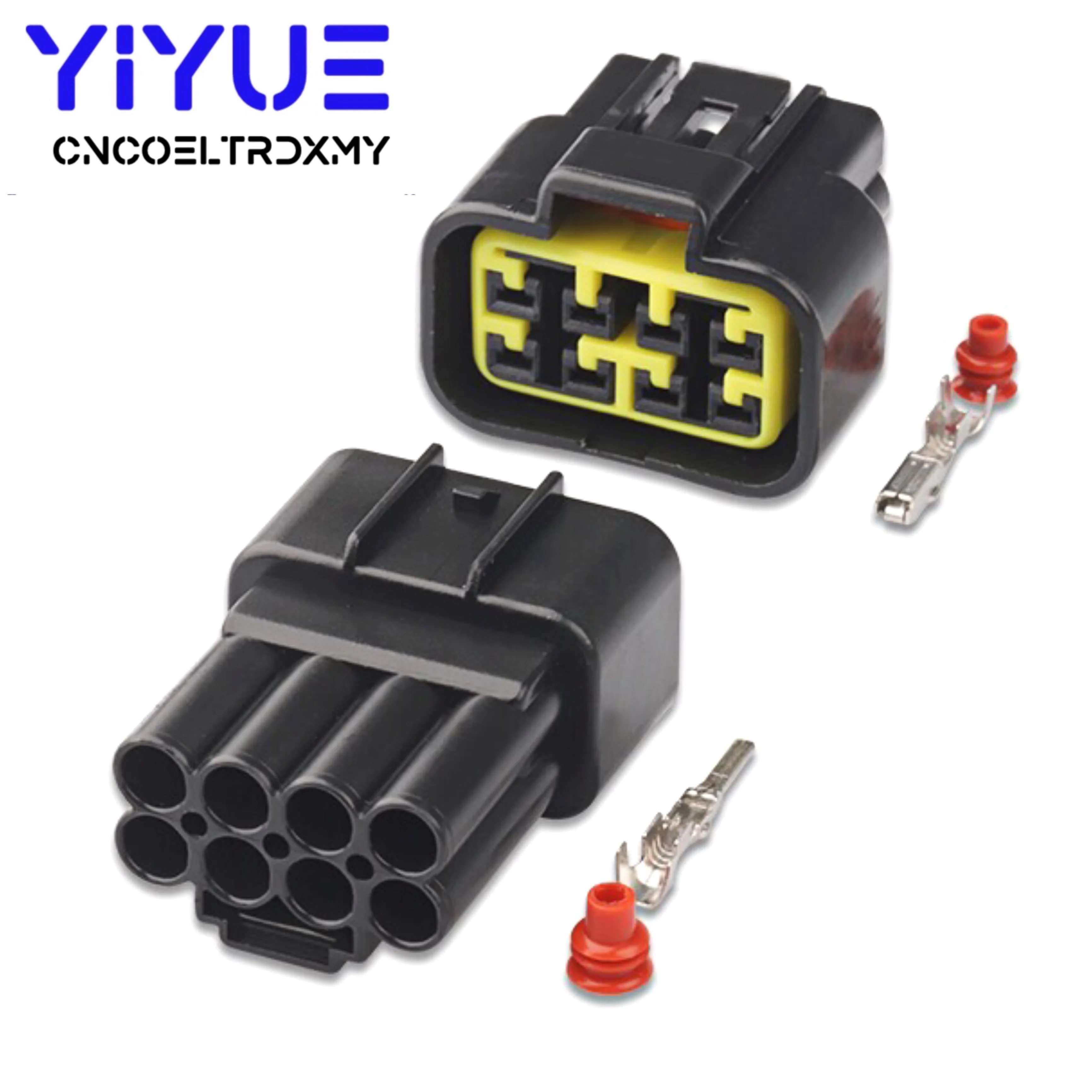 

8 Pin/Way Waterproof Electrical Wire Connectors DJ7081Y-2.3-11/21 Male and female Automobile Connector adapter plug FW-C-8M-B