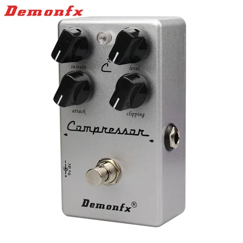Demonfx CK 4-ручка гитарный компрессор педали эффектов с истинным байпасом, компрессор Clone K C4, высокое качество, новый