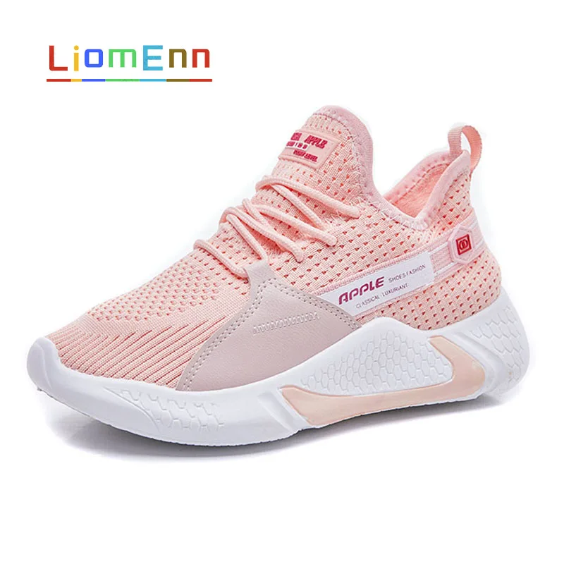

2021 Summer Sneakers Women Shoes Breathable Tennis White Pink Yellow Sneakers Vulcanize Running Sport Shoes Trainers zapatillas