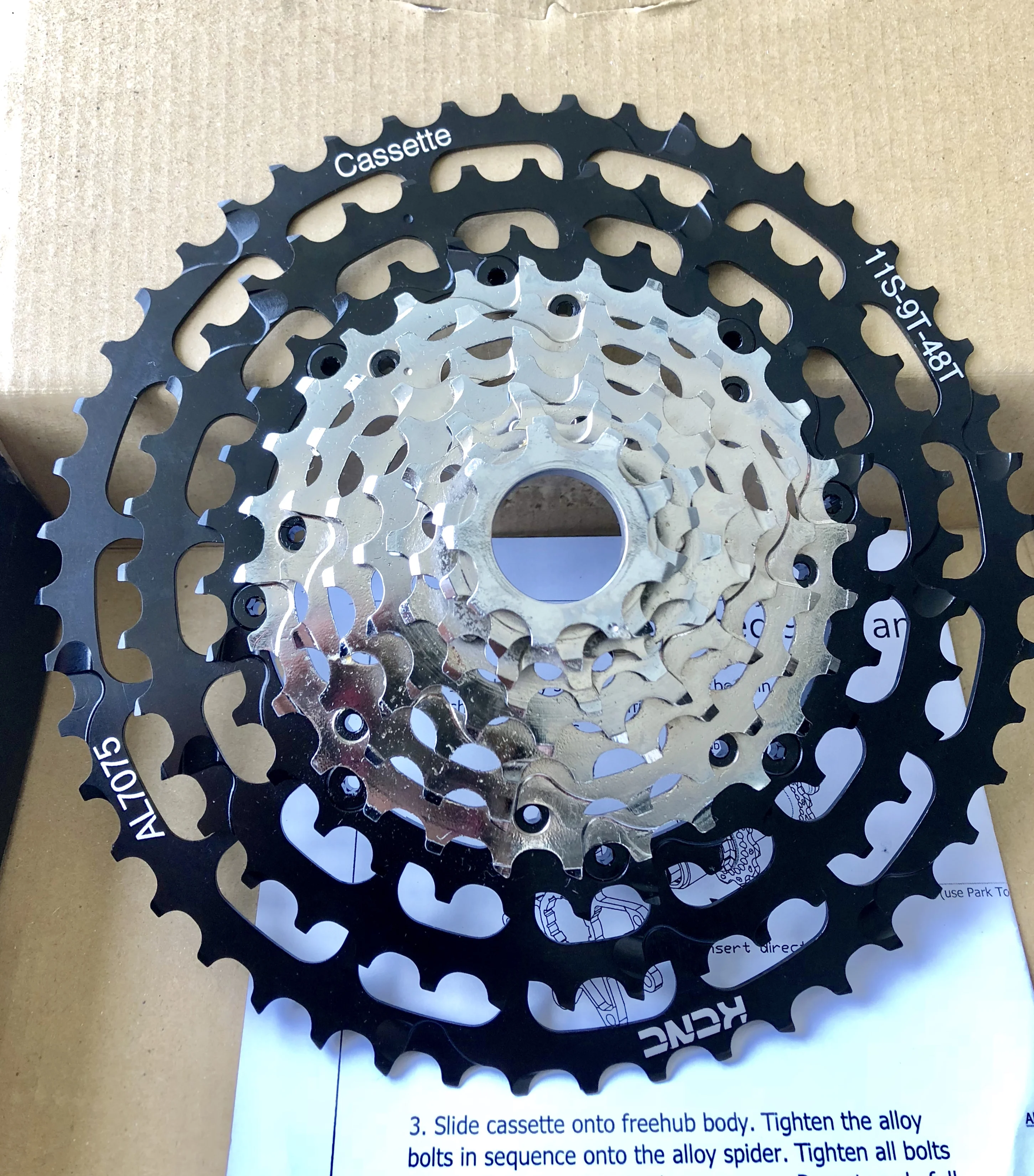 Кассета KCNC 11 скоростей MTB 9-48 зубьев для Sram XD freehub 11s система переключения 348g | Спорт
