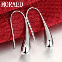 wholesale price 925 sterling silver teardrop waterdrop earrings for women fashion jewelry silver earrings top quality