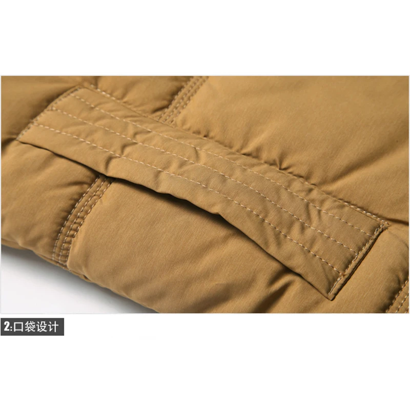 Утепленный осенне-зимний пуховой жилет для мужчин повседневная Корейская