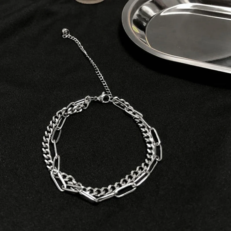

Bracelet men's Stainless steel bracele femme Stainless Steel jewelry pulsera hombre for women men punk hip hop jewelry bracelet