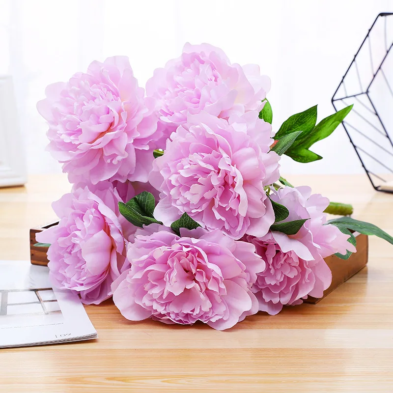 Искусственные цветы для дома 10 шт./лот Осеннее украшение искусственные сушеные с