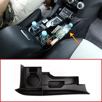 car central control storage box pu case side storage box cup drink holder for land rover discovery 4 lr4 lhd and rhd accessories
