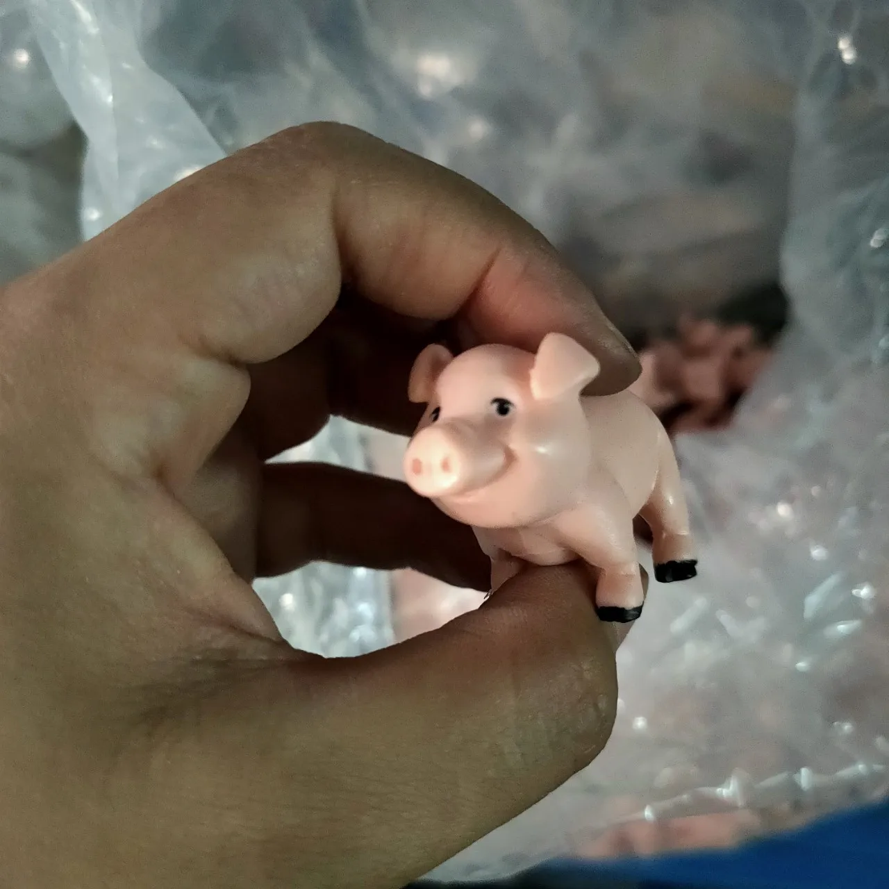 

1pcs TOMY kawaii Pig PVC Figure Collectible Model Toy