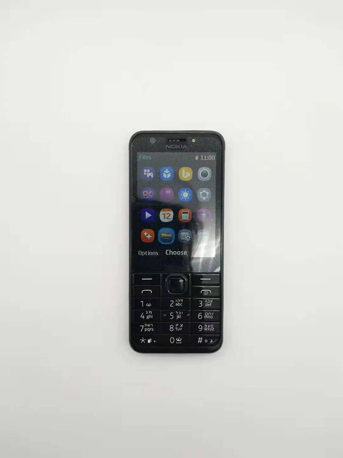 230 Nokia 230 разблокированный GSM 2,8 дюймов две sim-карты и одна карта 2MP QWERTY клавиатура английский Восстановленный мобильный телефон - Цвет: Черный