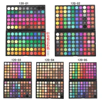 120 color glitter eyeshadow palette makeup pearlescent light eye manufacturer wholesale dropshipping