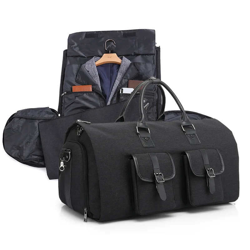 Oxford Waterproof Travel Duffel Bag For Men Suit Storage Bag Business Travel Handbag With Shoes Compartment