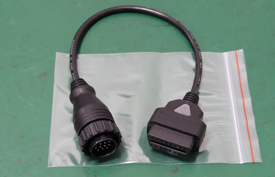 Для MB дизель 14pin 14 контактный кабель OBD2 16pin 16 штырьевой OBDII разъем OBD2 кабель для MB автомобильный диагностический инструмент для TCS CDP Pro