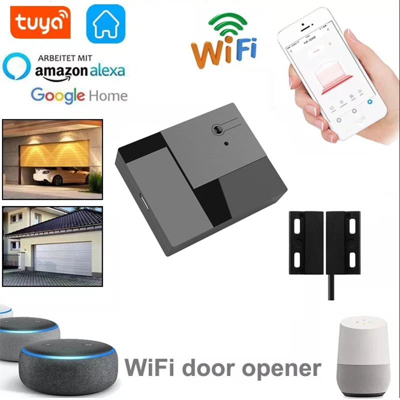 

Устройство для открывания Гаражных дверей с поддержкой Wi-Fi и голосовым управлением