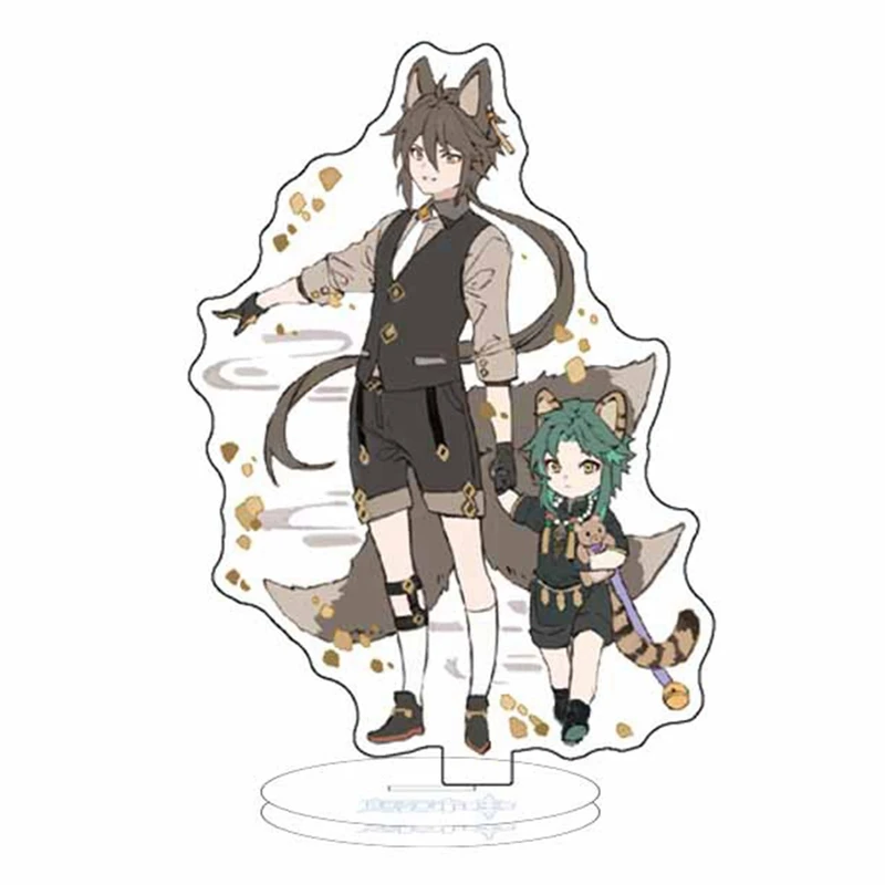 

Anime Game Genshin Impact Acrylic Stand Figures Model Cute Gaming Character Action Desk Plate Topper Decor Ornaments 15cm