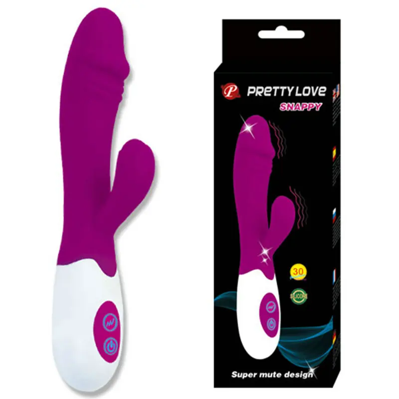 PrettyLove супер тихий G spot водонепроницаемый 30 Режимы вибрации и двойной Vibe секс
