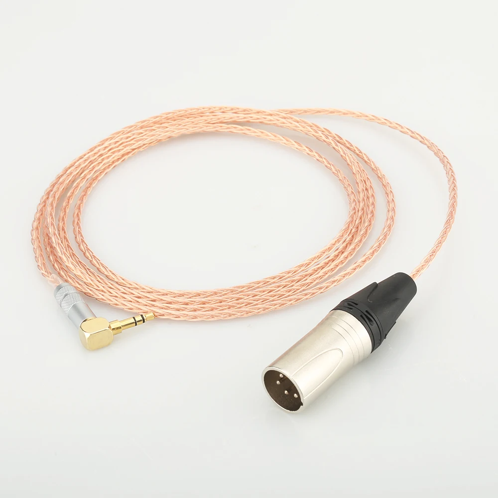 HI End OCC медь 4pin XLR штекер для наушников Улучшенный кабель Fostex T60RP T20RP T40RPmkII T50RP|Кабели